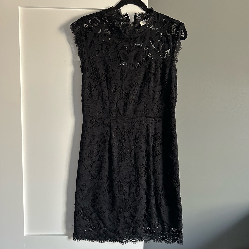 Sans Souci Lace Mini Dress Black